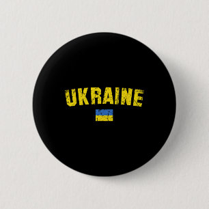 Oekraïne Vlag Vintage Mannen Vrouwen Kinderen Oekr Ronde Button 5,7 Cm
