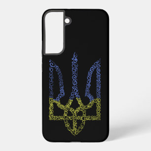 Oekraïne wapen trident tryzub spiraal patroon samsung galaxy hoesje