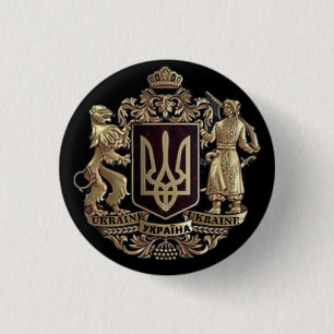 Oekraïne Wapenschild Speldje Knop