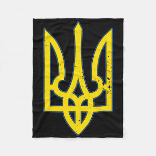 Oekraïne Wapenschild T-shirt Steun Oekraïne Fleece Deken