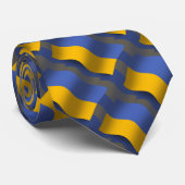 Oekraine Waving Flag Stropdas (Opgerold)