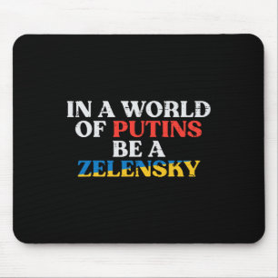 Oekraïne Wereld Van Poetins Wordt Zelensky Oekraïe Muismat