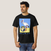 Oekraïne "yellow blue" vredeszonnebloem kleurrijk t-shirt (Voorkant volledig)