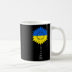 Oekraine Zonnebloem Oekraïense Vlag Ik Sta Achter Koffiemok