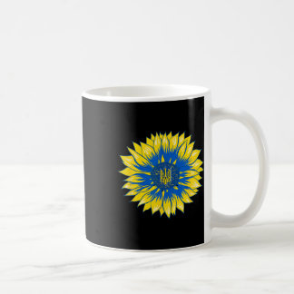 Oekraïne zonnebloem shirt retro bloem Oekraïense v Koffiemok