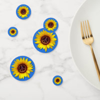 Oekraïne Zonnebloem Vredes Symbool Teken Tegen Oor