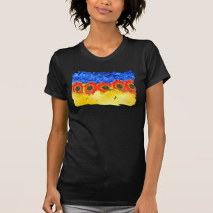 Oekraïne - Zonnebloemblauw - Geel vlagsymbool T-Sh T-shirt