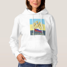 Oekraïnes "blauw geel" kleurig sweatshirt