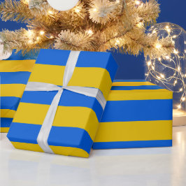 Oekraïns pakpapier | Oekraïnse vlag Cadeauverpakki