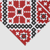 Oekraïnse borduurvrouw tissuepapier (Detail)