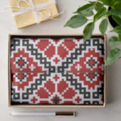 Oekraïnse borduurvrouw tissuepapier (Geschenk)