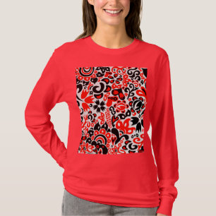 Oekraïnse etnische volksbeweging floreel patroon d t-shirt