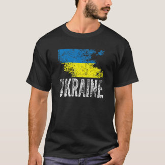 Oekraïnse noodtoestand Oekraïnse vlag Cassa Ide T-shirt