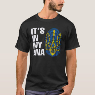 Oekraïnse Oekraïense vlaggen wapenen Oekraïnse DNA T-shirt