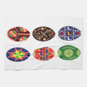 Oekraïnse paaseitjes theedoek (Horizontaal)