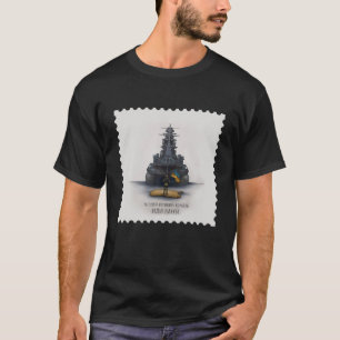 Oekraïnse postzegelmolen Oekraïense vlaggenherdenk T-shirt
