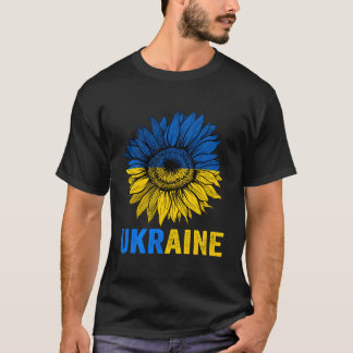 Oekraïnse  Shirt - Zonnebloem - Oekraïnse vlag
