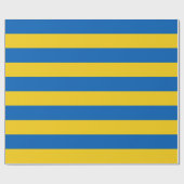 Oekraïnse vlag Blauwe Gele stropen Cadeaupapier (Vlak)