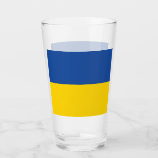 Oekraïnse vlag, Oekraïens landpatriottisch cadeau Glas
