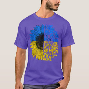 Oekraïnse vlag Oekraïnse vlag - Zonnebloem T-shirt