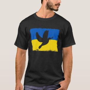 Oekraïnse vredesvlag Oekraïnse vredesduif T-shirt