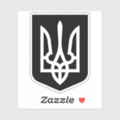 Oekraïnse wapenschild sticker (Vel)