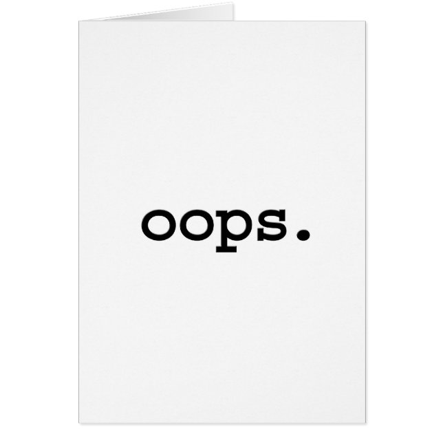 oeps. (Voorkant)