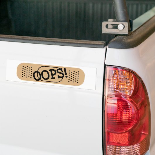 OEPS! BUMPERSTICKER (Op Truck)