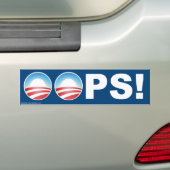 Oeps Bumpersticker (Op auto)
