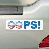 Oeps-Bumpersticker Bumpersticker (Op auto)