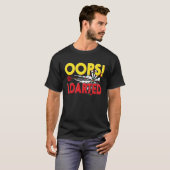 Oeps! Darted I Darts Fun T-shirt (Voorkant volledig)
