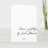 Oeps! Feestdagen Kaart (Achterkant)