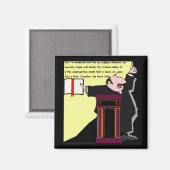 Oeps! Freudiaanse slip door de prediker-grappig Magneet (Voorkant / Achterkant)