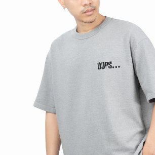 Oeps… Grappig Minimalistisch T-shirt