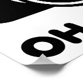 Oeps Grappige Poster (Hoek)