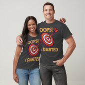 Oeps I darted - Grappige darter Dart Arrow T-shirt (Unisex)