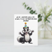 Oeps! Ik ben je verjaardag vergeten—wat een stinke Briefkaart (Staand voorkant)