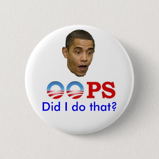 Oeps! Ik deed dat Ronde Button 5,7 Cm (Voorkant)