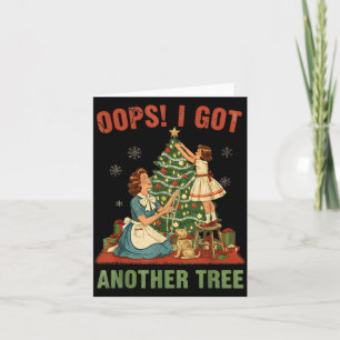 Oeps ik heb een andere kerstboom Kerst Vakantie Vi Kaart