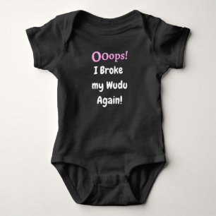 Oeps! Ik heb mijn Wudu weer gebroken! Romper