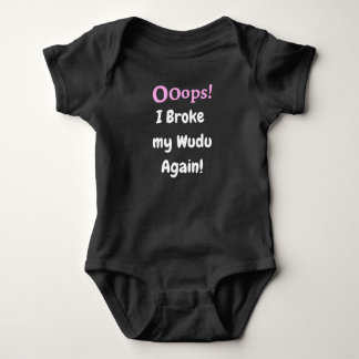 Oeps! Ik heb mijn Wudu weer gebroken! Romper