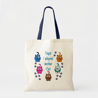 Oeps!  Ik heb nog een kat aangenomen. Tote Bag