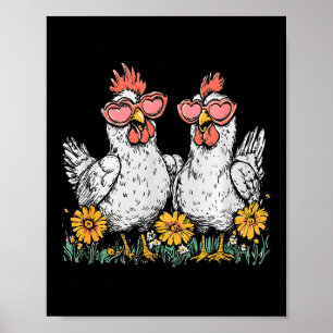 Oeps ik heb nog een kip, Grappig boerderijdier Poster