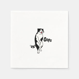 Oeps, kat servet