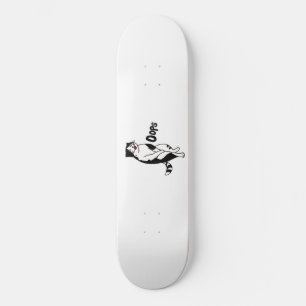 Oeps, kat skateboard