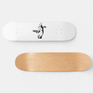 Oeps, kat skateboard