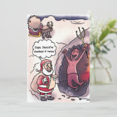 Oeps kerstkaart (Staand voorkant)