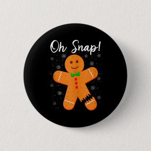Oeps Peperkoek Grappige Koekjes Bakken Kerstmis Ronde Button 5,7 Cm