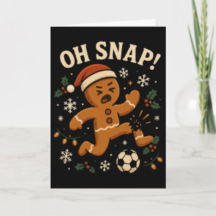 Oeps Peperkoekman Kerst Voetbal _1 Kaart