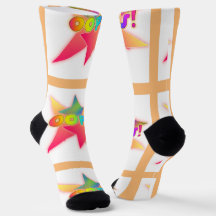 Oeps! Quirky Comic Book Jargon Cabin Sokken